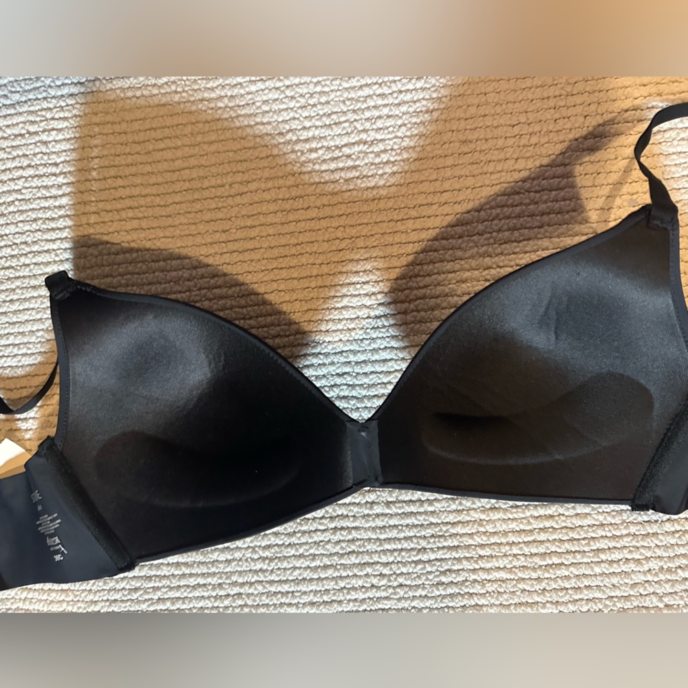 NWT STRM Line intimates black push-up bra size 36C